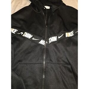 Nike Zip Up Hoodie Rain‎ Coat. Blue And Gold Womans Size M.
